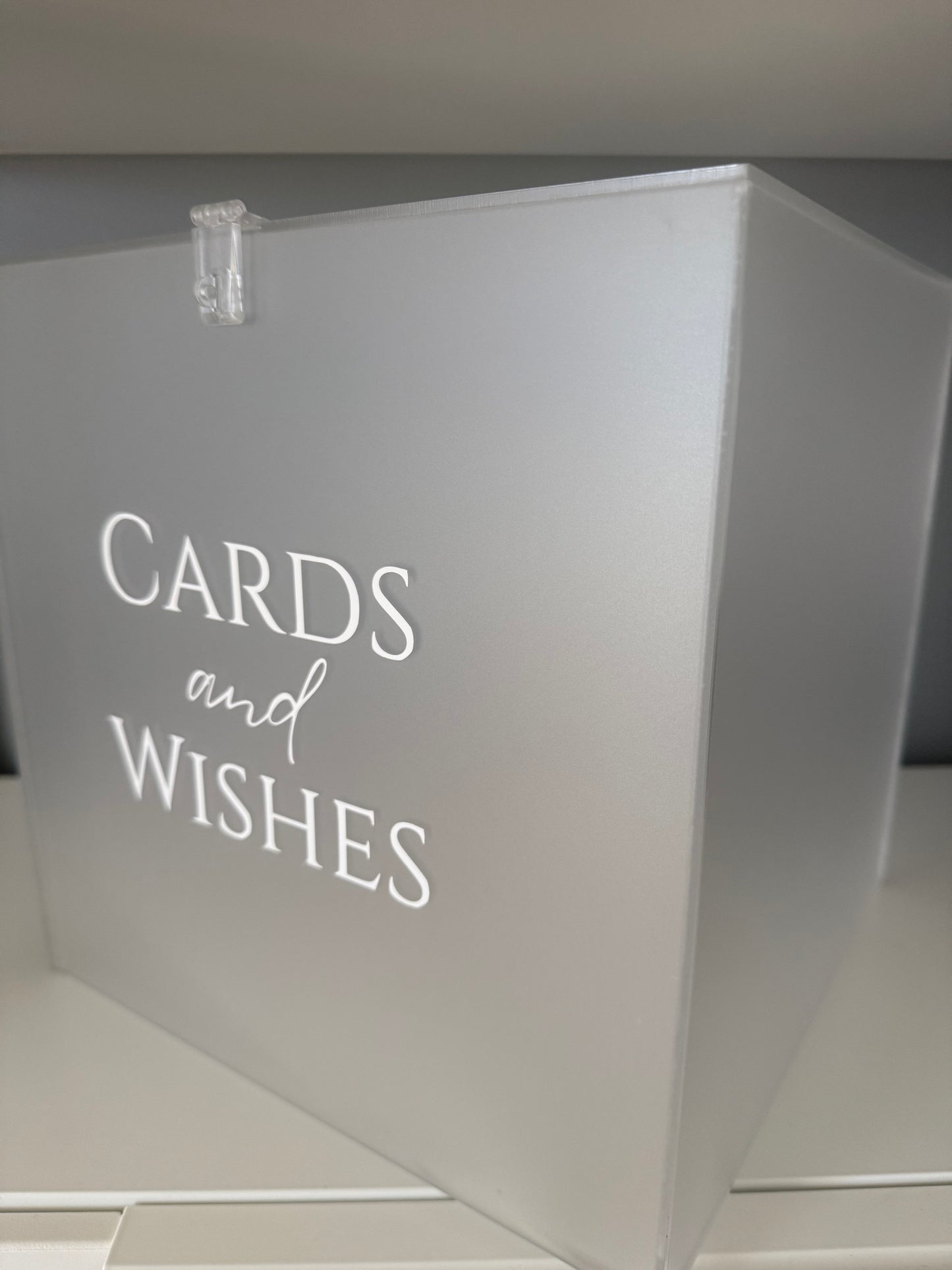 Frosted Clear Wishing Well