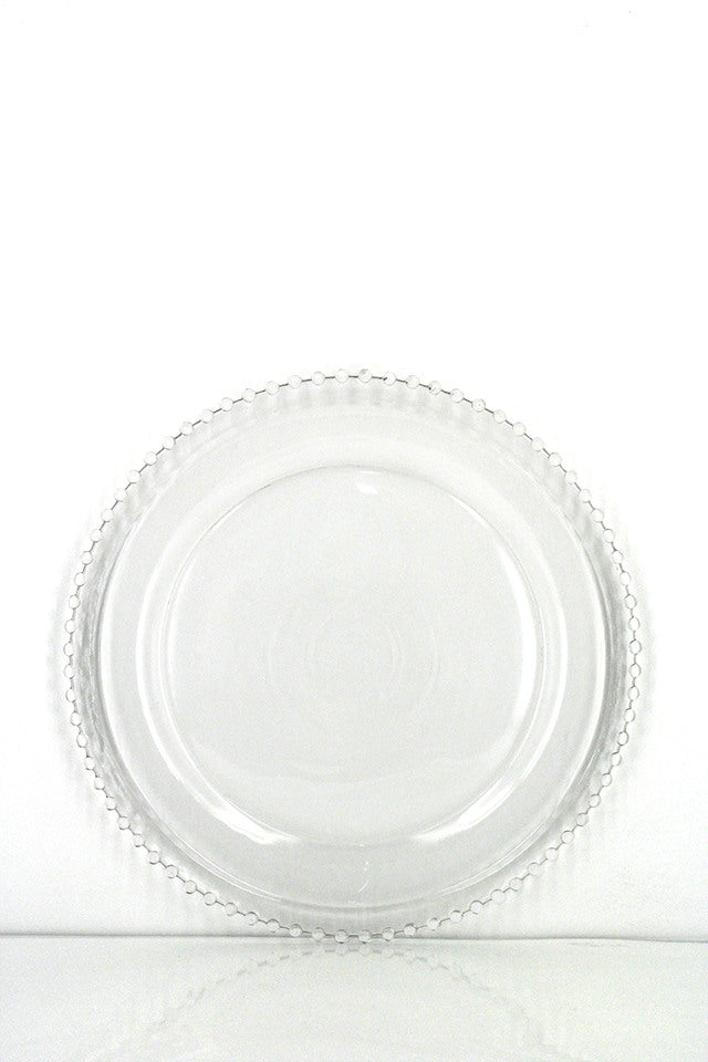 Glass Beaded Charger Plate