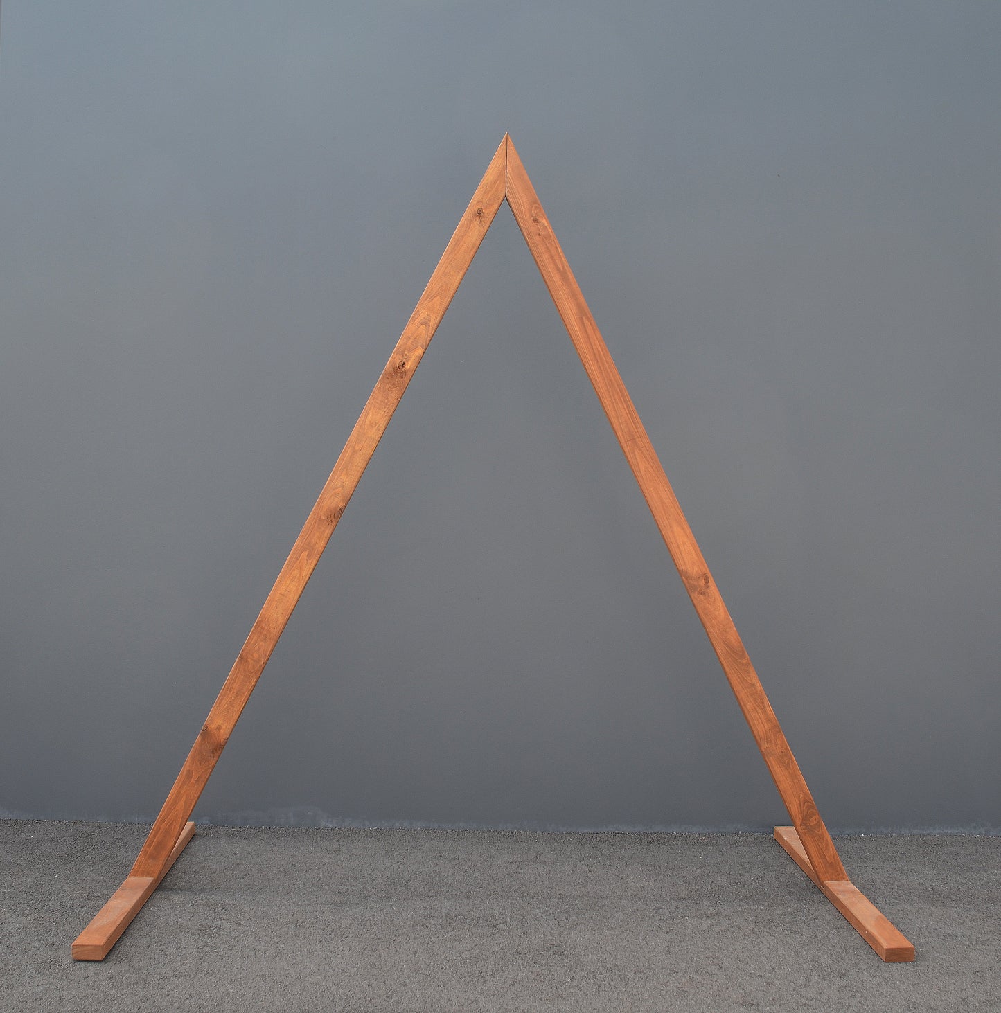 Wooden Triangular Arbour - Vicky Rahmic Weddings and Events