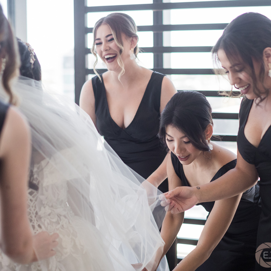 Bride and groom celebrating at The Westin Perth wedding