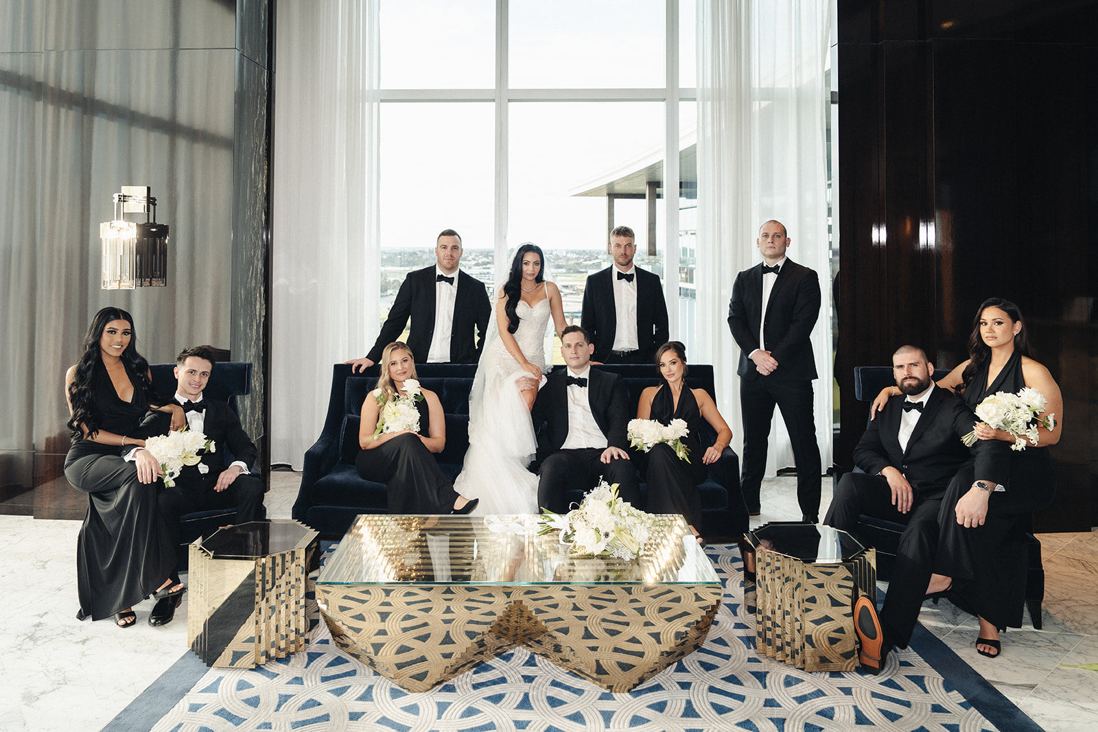 Crystal Club wedding planned by Vicky Rahmic in a luxury exclusive setting
