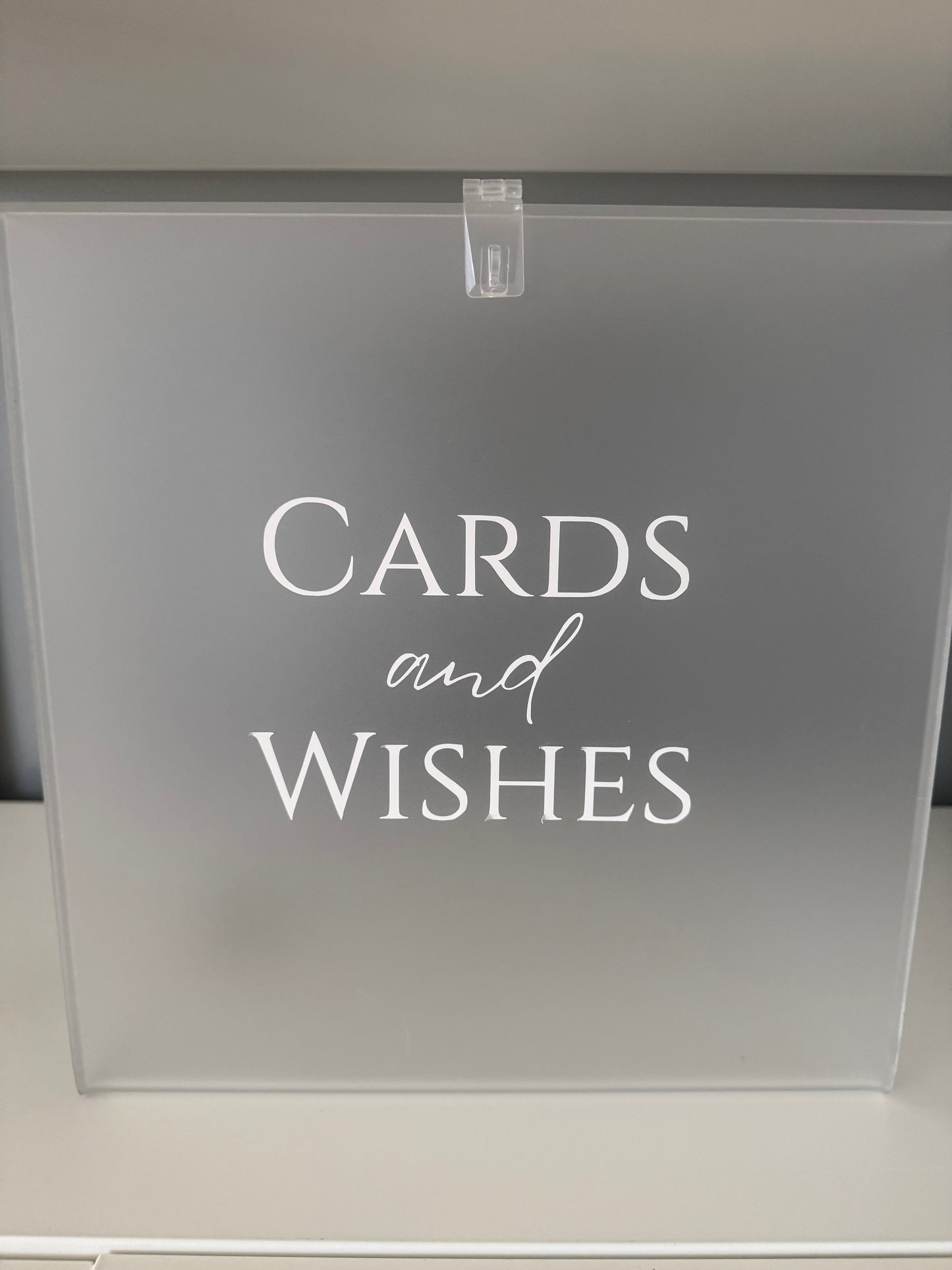 Frosted Clear Wishing Well