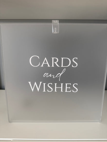 Frosted Clear Wishing Well