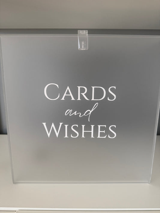 Frosted Clear Wishing Well