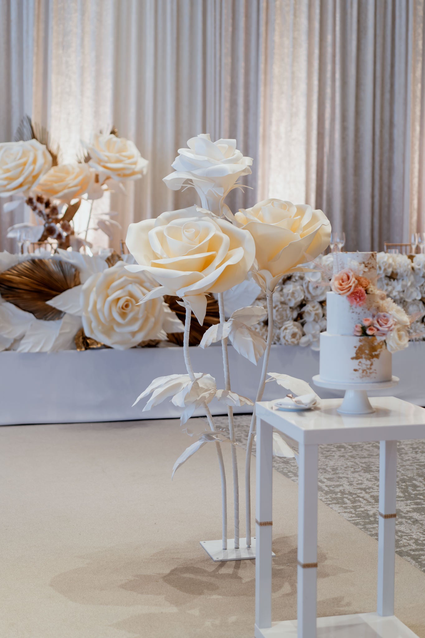 Wedding reception details at The Westin Perth Perth CBD