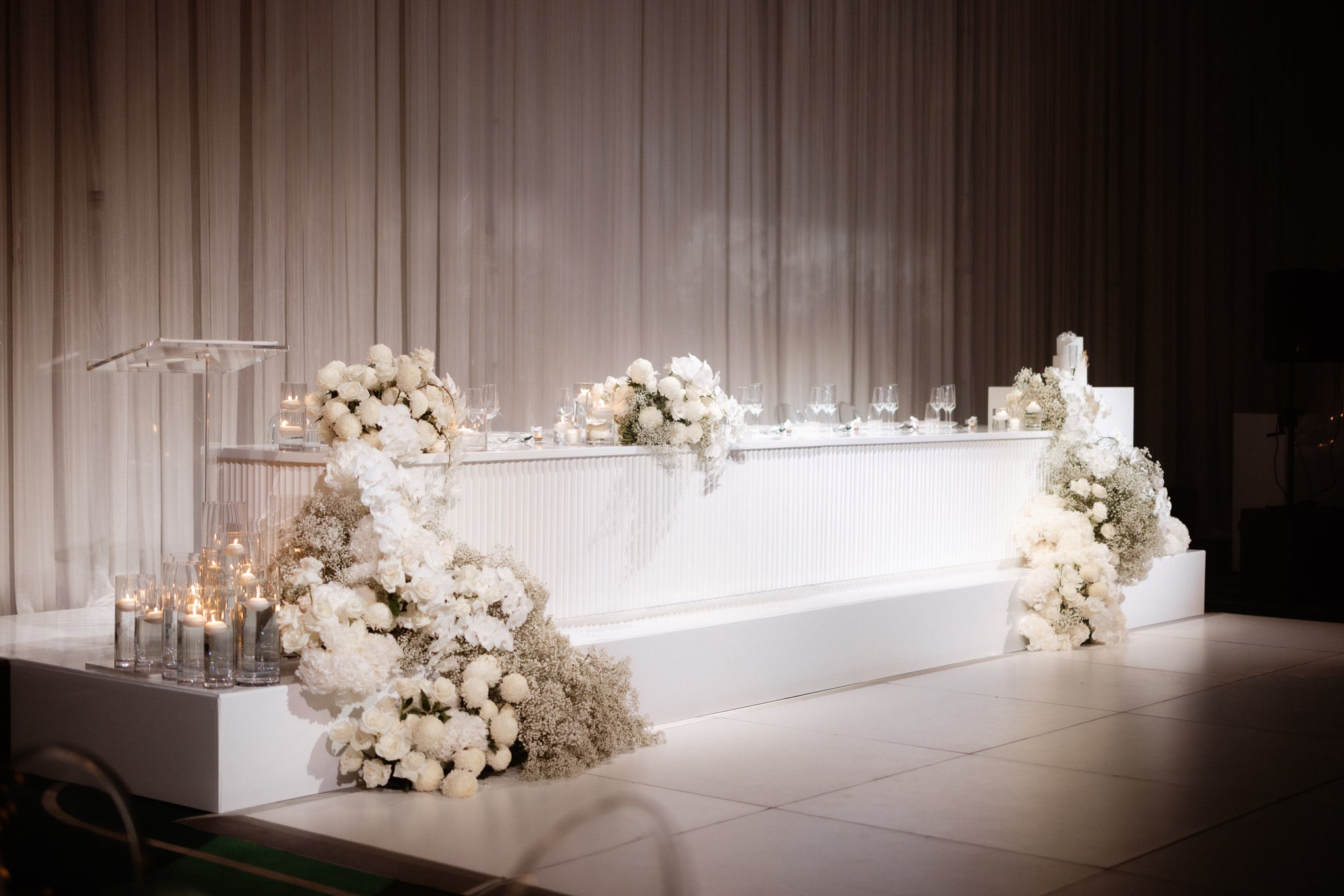 Luxury Wedding Reception at Crown Perth by Vicky Rahmic